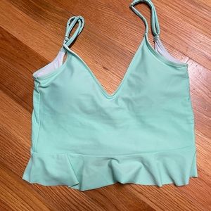 Kortni Jeane mint green top